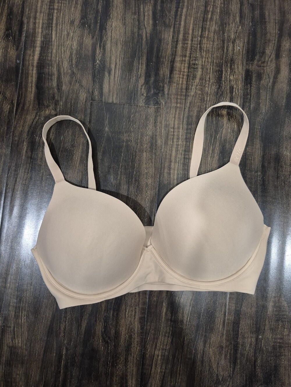 Aerie Smoothez 34DD Plunge Beige Bra